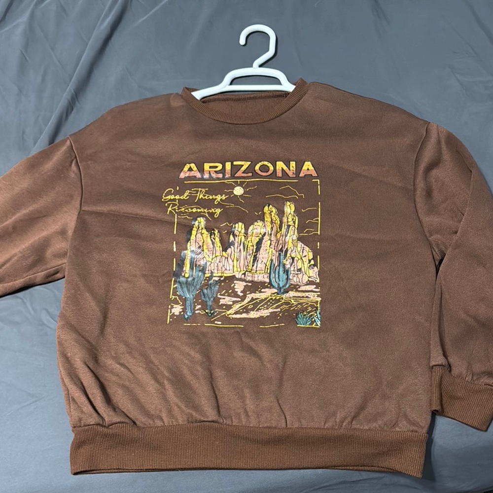 Arizona Graphic Brown Sweatshirt
